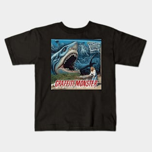 Graffiti Monster™ - Series #0 - New England Summer Sharks - 1 of 9 Kids T-Shirt